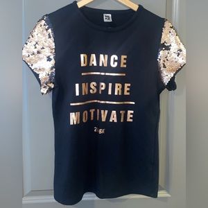 Zumba T shirt and sweat pants set